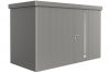 metalen berging neo 1d - enkele deur - kwartsgrijs