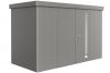 metalen berging neo 1d - kwartsgrijs - dubbele deur