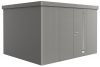 metalen berging met dubbele deur - neo 3d - kwartsgrijs