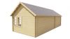 Tuindeco Big Blokhut Lauren 930x400 cm 70 mm vuren bruin geïmpregneerd