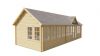 Tuindeco Big Blokhut Lauren 930x400 cm 70 mm vuren red class wood geïmpregneerd