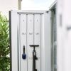 Biohort Mini Garage L donkergrijs metallic 145x203 cm