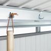 Biohort Panorama Gr. P1 metalen tuinhuis met dubbele deur 273x158 cm donkergrijs metallic