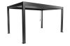 Biohort aluminium Pergola donkergrijs 500x350 cm donkergrijs lamellendak