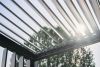 Biohort aluminium Pergola kwartsgrijs metallic 600x300 cm kwartsgrijs metallic lamellendak
