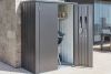 Biohort Romeo L terraskast donkergrijs metallic 132x87x140 cm