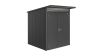 Biohort AvantGarde A1 metalen berging 180x180x218 cm kwartsgrijs met dubbele deur