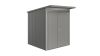 Biohort AvantGarde A1 metalen berging 180x180x218 cm kwartsgrijs met dubbele deur