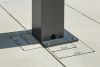 Pergola - Donkergrijs - Zilver Metallic Lamellen - 400x350 cm