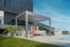 Biohort pergola - kwartsgrijs - metallic