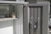 Biohort Terraskast Romeo L High kwartsgrijs metallic 132x87x181 cm