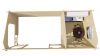 Tuindeco Kukka Blokhut 700x350 cm 40 mm vuren bruin geïmpregneerd