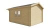 Blokhut Pamplona 300x400 cm - red class wood geïmpregneerd
