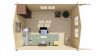 Tuindeco Pamplona Blokhut 300x400 cm 34 mm vuren honing geïmpregneerd