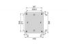 Plattegrond Overkapping Excellent XXL 360x400 cm