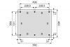 Plattegrond Overkapping Excellent XL 500x400 cm