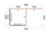 Buitenverblijf casa plattegrond 