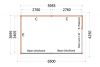 Plattegrond buitenverblijf Florence 650x425 cm