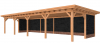 Douglasvision Overkapping Prestige 1200x500 cm - geïmpregneerd