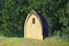 Camping Toilet - 153x140 cm - incl. dakshingles en vloer - thermisch gemodificeerd hout