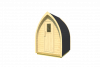 Camping Toilet - 153x140 cm - incl. dakshingles en vloer - thermisch gemodificeerd hout