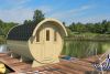 Camping Barrel 3.3 - 215x330 cm - incl. dakshingles - thermisch gemodificeerd hout