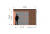 Trendhout Buitenverblijf Capri 610x375 - Plat dak model links
