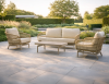 SenS-Line Carlijn loungeset 4-delig aluminium met beige kussens