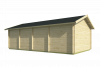 Carport Ever 219+551x430 cm - Grijs geïmpregneerd