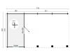 Carport Ever 219+551x430 cm - Grijs geïmpregneerd