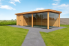 Trendhout Siena overkapping 880x415 cm Lariks/Douglas blank - Totaalpakket
