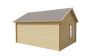 Tuindeco Clockhouse Blokhut 550x400 cm 44 mm vuren red class wood geïmpregneerd