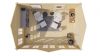 Tuindeco Clockhouse Blokhut 550x400 cm 44 mm vuren red class wood geïmpregneerd