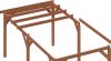 Trendhout Overkapping Casa 835x330 cm