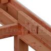 Trendhout Buitenverblijf Verona 625x400 cm - Plat dak model links