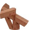 Trendhout Buitenverblijf zadeldak XL 700x440 cm