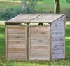 Containerberging dubbel 140x85x135 cm buiten