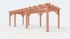 Bouwpakket overkapping 815x346 cm fijnbezaagd Douglas