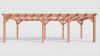 Bouwpakket overkapping 886,5x346 cm fijnbezaagd Douglas