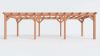 Bouwpakket overkapping 928x346 cm fijnbezaagd Douglas