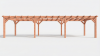Bouwpakket overkapping 1121,5x346 cm fijnbezaagd Douglas
