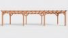 Bouwpakket overkapping 1219x346 cm fijnbezaagd Douglas