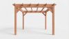 Bouwpakket overkapping 410,5x410,5 cm fijnbezaagd Douglas