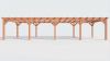 Bouwpakket overkapping 1219x410,5 cm fijnbezaagd Douglas