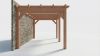 Bouwpakket aanbouwveranda 531x326 cm fijnbezaagd Douglas