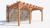 Bouwpakket aanbouwveranda 588,5x326 cm links fijnbezaagd Douglas