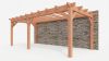 Bouwpakket aanbouwveranda 701,5x326 cm links fijnbezaagd Douglas