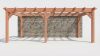 Bouwpakket aanbouwveranda 701,5x326 cm links fijnbezaagd Douglas