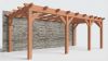 Bouwpakket aanbouwveranda 709x326 cm rechts fijnbezaagd Douglas