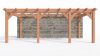 Bouwpakket aanbouwveranda 709x326 cm rechts fijnbezaagd Douglas